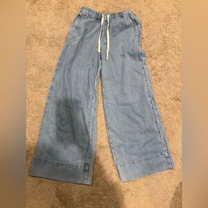 Women’s Light Blue Drawstring Pants/jeans